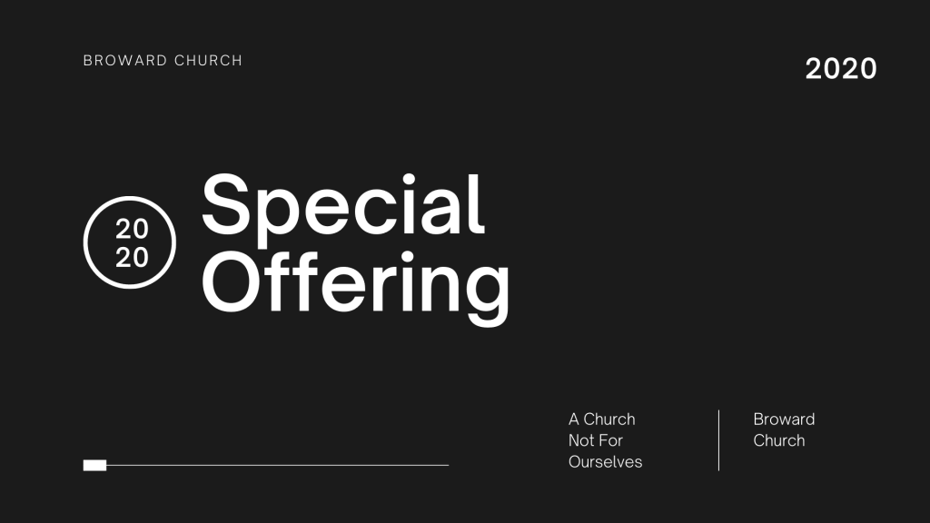 Special Offering 2020