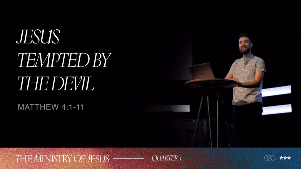 Jesus Tempted by the Devil | Week 2